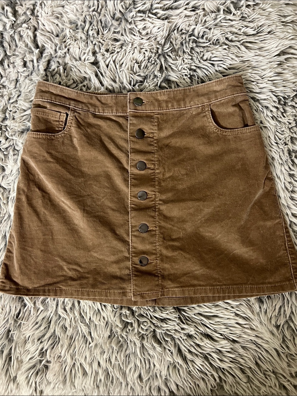 NWOT Express Corduroy Mini Skirt